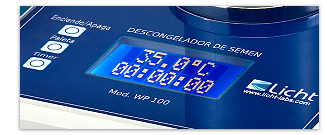 Display do Descongelador de Smen Bovino WP-100